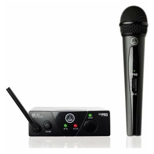 AKG WMS40 Mini Vocal Set BD US25D - радиосистема вокальная с приёмником SR40 Mini (540.4МГц) akg wms40 mini2 vocal set dual вокальная радиосистема с 2 мя микрофонами
