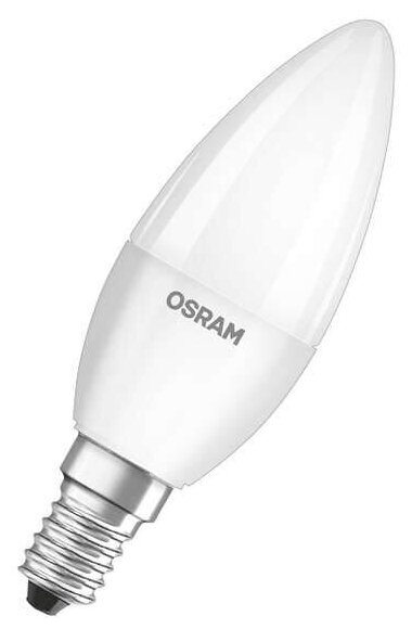 Лампа светодиодная LEDSCLB60 6.5W/840 6.5Вт 4000К бел. E14 550лм 230В FR FS1 OSRAM 4058075134140, 1шт