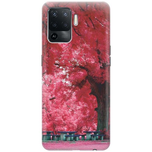 фото Re:pa чехол - накладка artcolor для oppo reno5 lite с принтом "чудесное дерево"