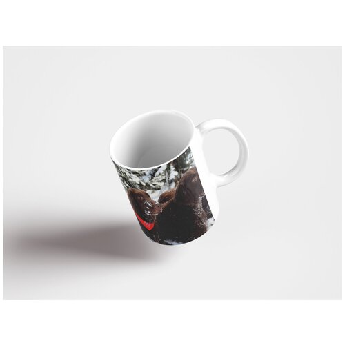 фото Кружка "собака, зима, ретривер" 320 мл lotsprints