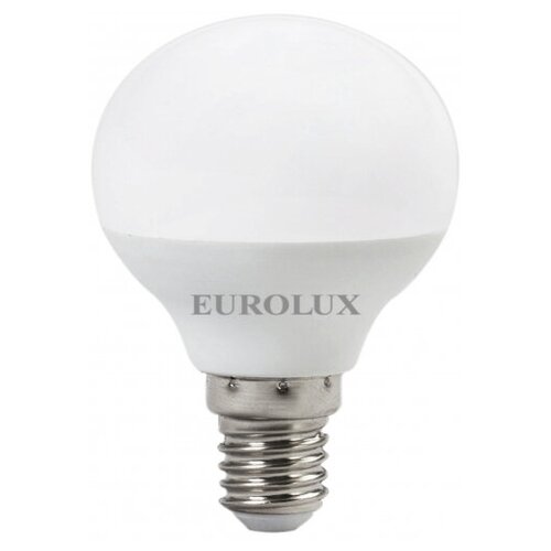 Лампа светодиодная LL-E-G45-7W-230-4K-E14 (шар, 7Вт, нейтр, Е14) Eurolux