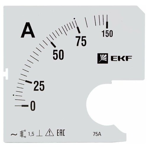 Шкала сменная для A961 75/5А-1.5 PROxima EKF s-a961-75, 1шт