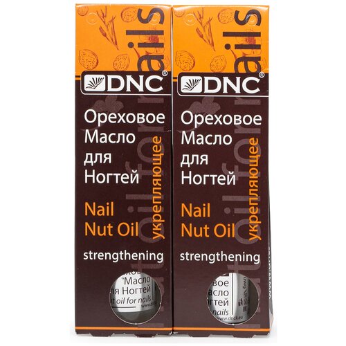 фото Dnc набор: ореховое масло для ногтей укрепляющее (6 мл) 2 шт
