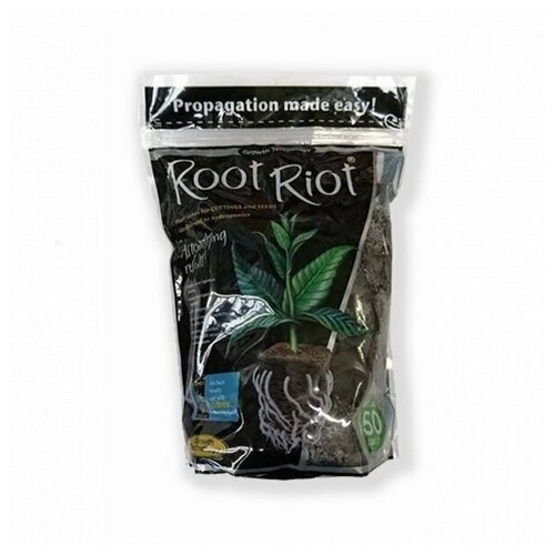 Кубики из торфа для проращивания семян и черенков Root Riot 50 шт