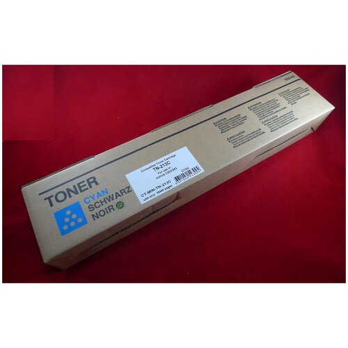 Тонер для Konica-Minolta bizhub C203/253 cyan TN-213C (туба 374г) {TN-213C/TN-214C} запчасть cet cet511023 комплект роликов подачи отделения для konica minolta bizhub c203