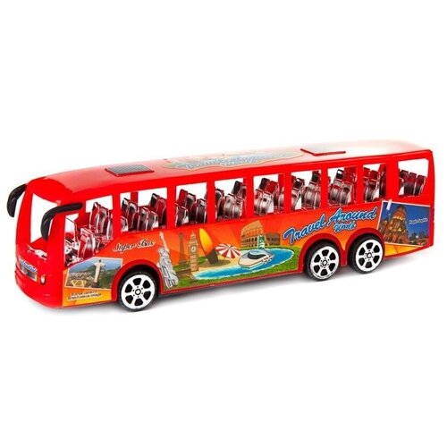 Автобус Junfa пластмассовый, 24*6*8 см (TQ123-41A)