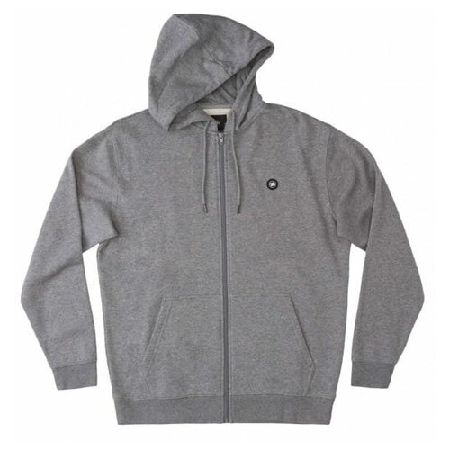 фото Худи на молнии riot, цвет серый, размер l dc