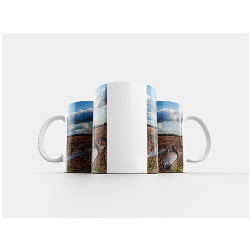 фото Кружка "поле, падение, поля" 320 мл lotsprints