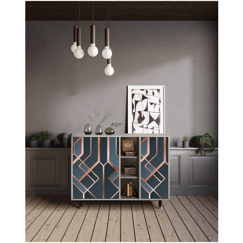 Комод - STORYZ - BS2 Ashy 1920', 125 x 97 x 48 см, Белый