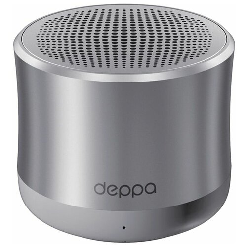 Портативная акустика Deppa Speaker Alum Solo, silver