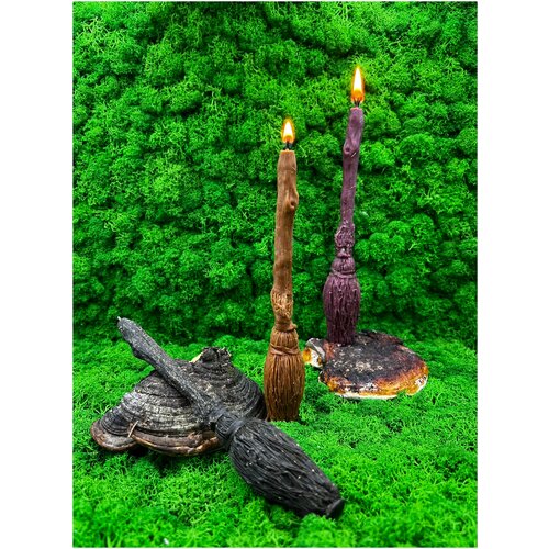 Набор свечей с травами 3 метлы очищение