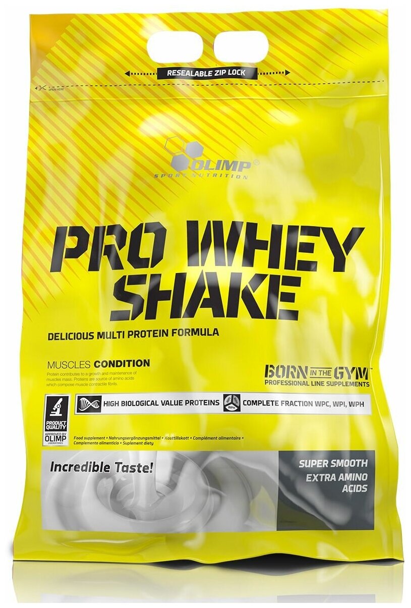 Olimp Sport Nutrition Pro Whey Shake, 2270 г. Клубника