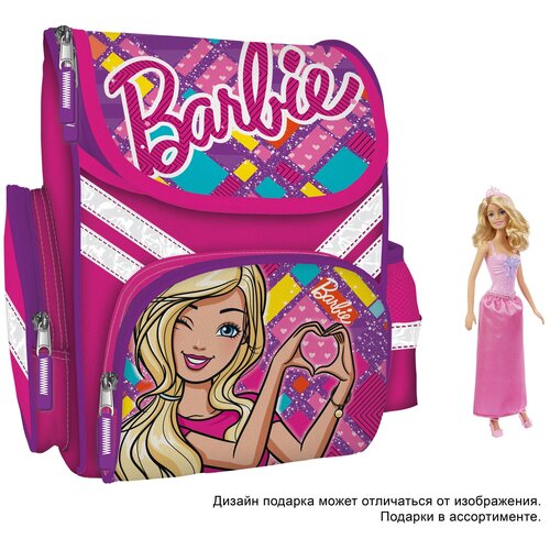 фото Рюкзак barbie breb-mt1-113f. профилактический с эргономической спинкой, для девочек. seventeen