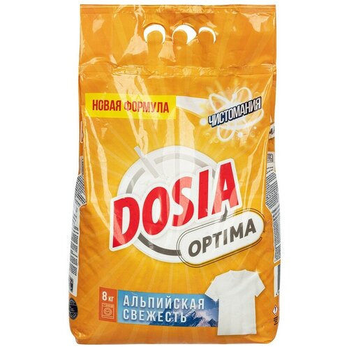 Порошок стиральный DOSIA Optima автомат Color Альпий свежесть 8 кг, 1 шт