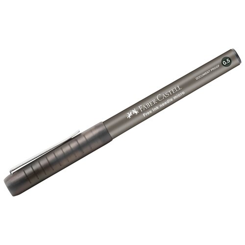Faber-Castell Ручка-роллер Free Ink Needle, 0.5 мм 348603, черный цвет чернил, 1 шт.
