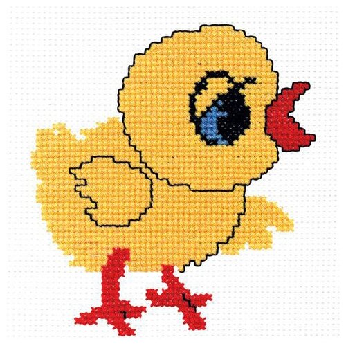 фото 151 набор для вышивания рс-студия 'цыпленок' 14*13 см