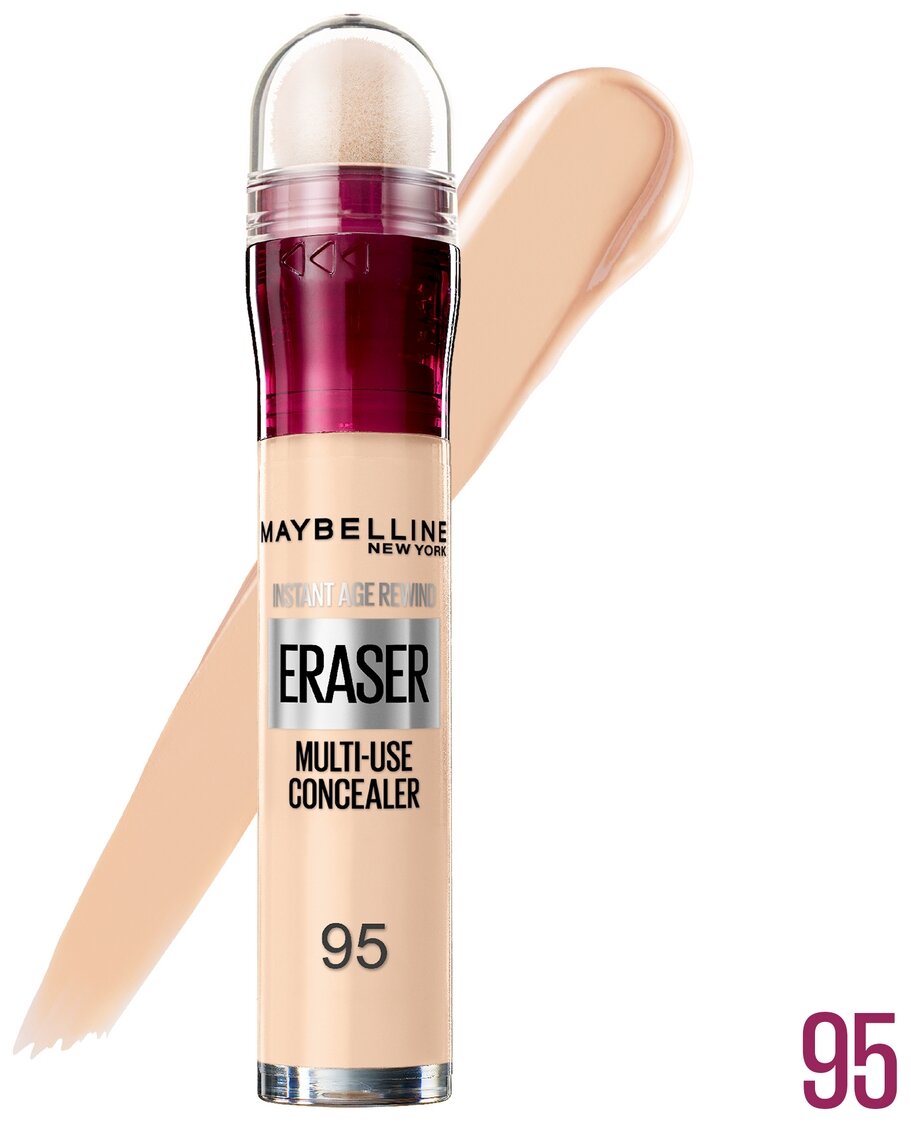 Maybelline New York Консилер The Eraser Eye, оттенок 095 Фарфоровый