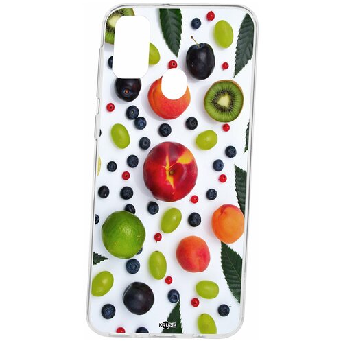 фото Чехол на samsung galaxy m30s / m21 kruche print fruits / чехол для samsung / чехол с рисунком / чехол с принтом / чехол для самсунг / чехол для самсунг / бампер на гелакси / чехол накладка для гэлэкси / противоударная накладка для samsung galaxy / защита для galaxy / защита на samsung / cиликоновый чехол для samaung galaxy / пластиковый чехол на самсунг / защитный чехол для самсунг / чехольчик / защита телефона / ударопрочный чехол / галакси кruче,kruche