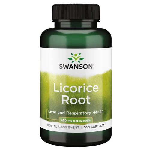 Swanson Licorice Root (Корень солодки) 450 мг 100 капсул