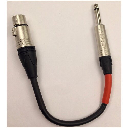 Переходник XLR(f) - Mono Jack (Neutrik) переходник bespeco slad120 xlr3f 6 3mm mono jack f