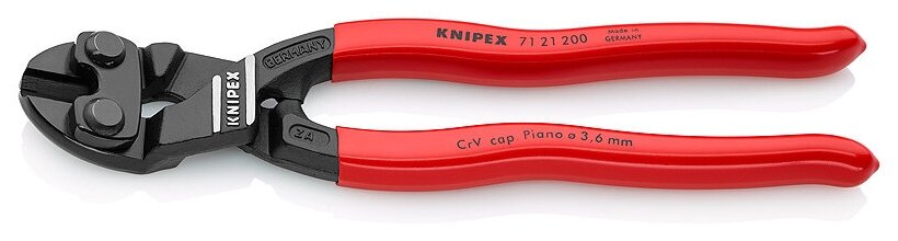 Компактный болторез, изогнут под углом CoBolt® KNIPEX KN-7121200