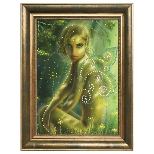 фото 0102 набор для выкладывания стразами 'лесной эльф' преобрана