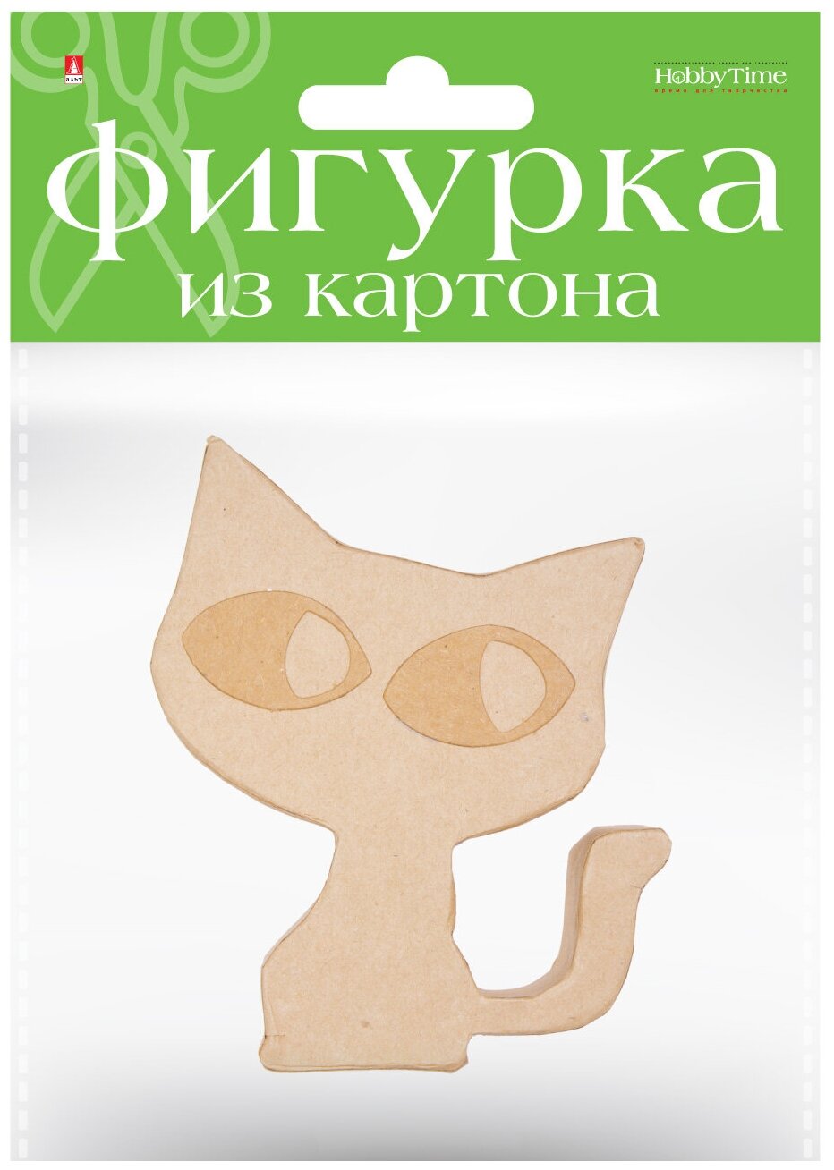 Фигурка из картона. "Кошечка" 12,2x2x9,5 см, Арт. 2-594/04