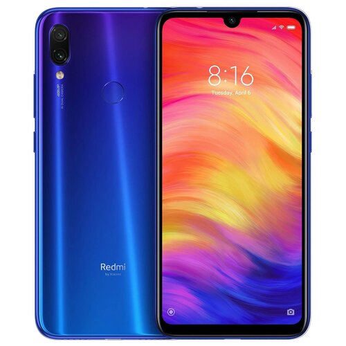 Смартфон Xiaomi Redmi Note 7 4/64 ГБ Global, Dual nano SIM, нептуновый синий