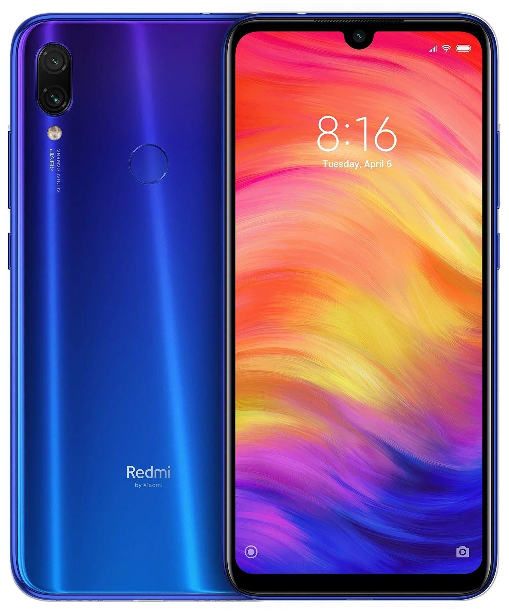 Смартфон Xiaomi Redmi Note 7 4/64 ГБ Global Rom, нептуновый синий