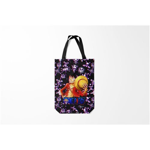 фото Сумка-шоппер / 31х42 см / аниме / one piece луффи glitch burnettie