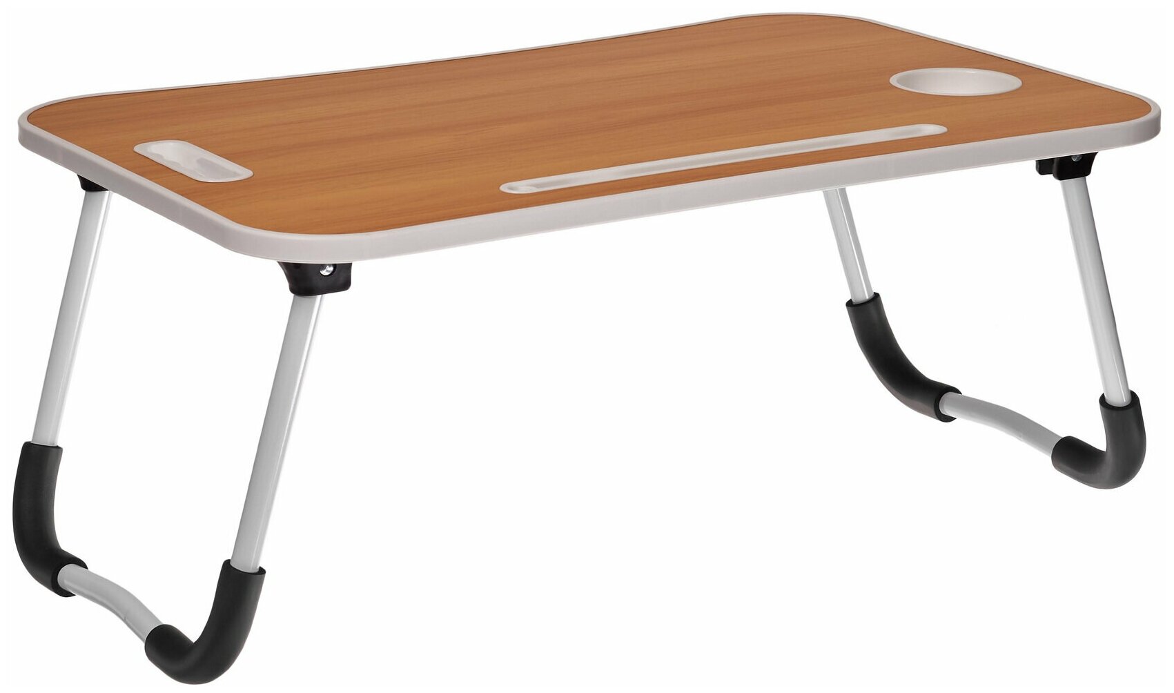 Складной столик для ноутбука коричневый (TD 0726)