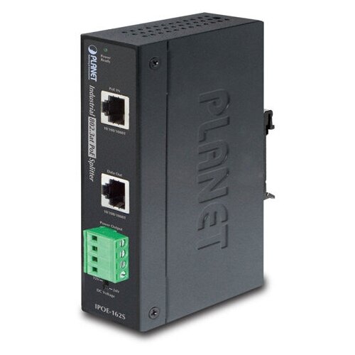 Сплиттер PoE Planet IPOE-162S сплиттер poe planet ipoe 162s ip30 industrial 802 3at high power poe splitter 12v