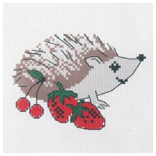 фото 203 набор для вышивания hobby & pro kids 'ежик с ягодами' 19*19см
