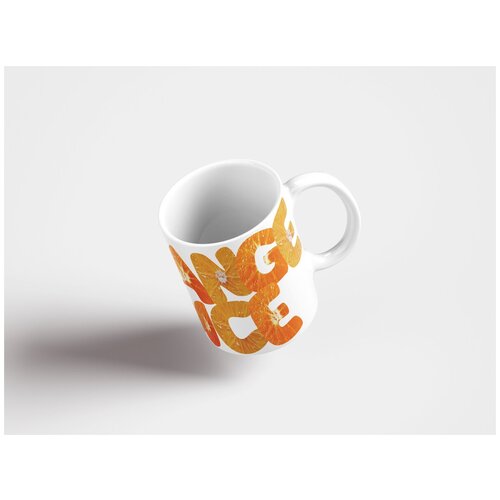 фото Кружка "бар, бармен, апельсин 320 мл. белая" lotsprints