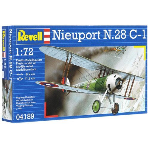 Сборная модель Revell Биплан Nieuport N.28 C-1 сборная модель revell биплан nieuport n 28 c 1