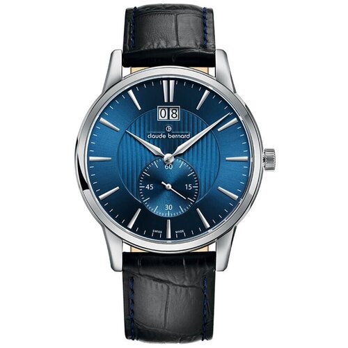 Наручные часы Claude Bernard Наручные часы Claude Bernard 64005 3 BUIN, синий, серебряный