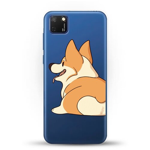 фото Силиконовый чехол корги на huawei y5p andy & paul