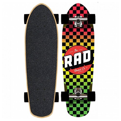 фото Комплект лонгборд rad checkers cali cruiser 2021 rasta