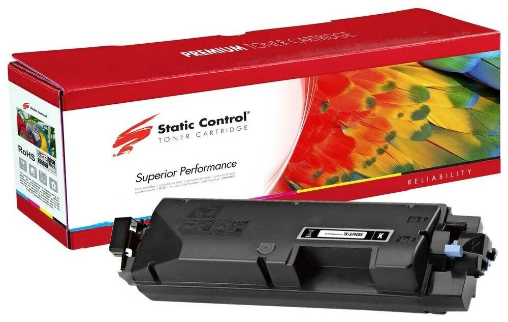 Картридж Static Control 002-08-LK5240K, черный, 4000 страниц, совместимый для Kyocera Ecosys M5526cdn/M5526cdw/P5026cdn/P5026cdw
