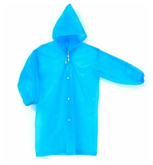 фото Дождевик детский синий