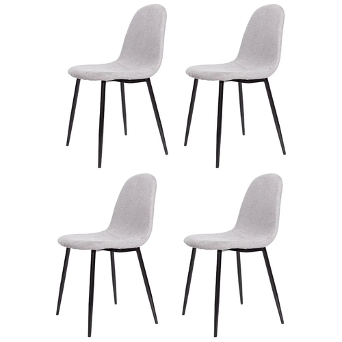 Комплект из четырех стульев UDC - 5192 пыльная роза 4В