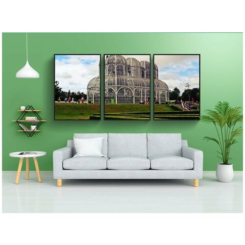 фото Набор модулных постеров для интерьера "ботанический сад, куритиба, бразилия" 60x90 см. в тубусе, без рамки lotsprints