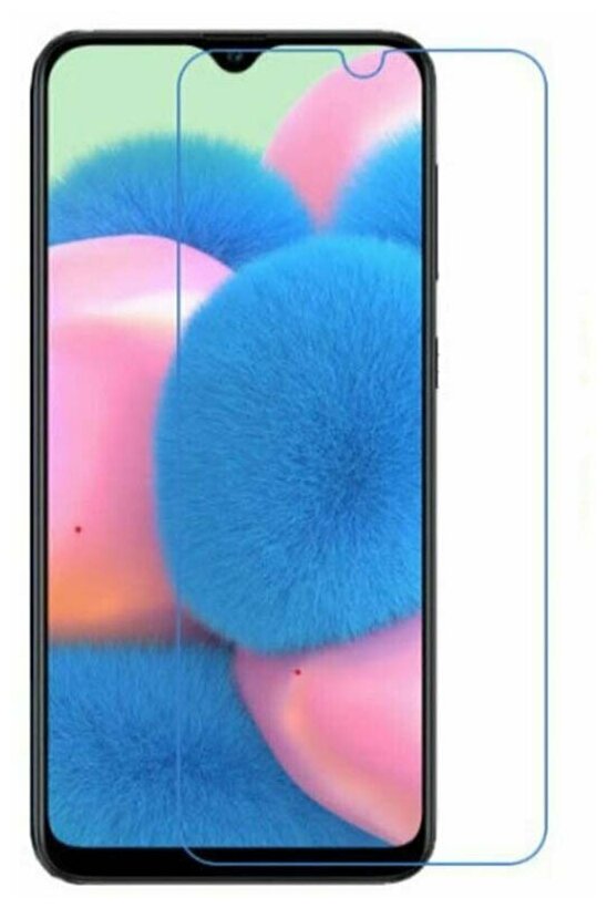 Защитное стекло для экрана LuxCase для Samsung Galaxy A31, прозрачная, 1 шт, черный [78329] Noname - фото №6
