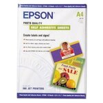 Epson C13S041106 Самоклеющаяся бумага Photo Quality Self Adhesive Sheet, A4, матовая, 167 г/м2, 10 листов - изображение