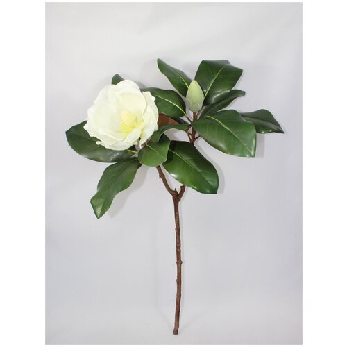 Искусственные цветы Ветка Магнолии с бутоном 90см от ФитоПарк