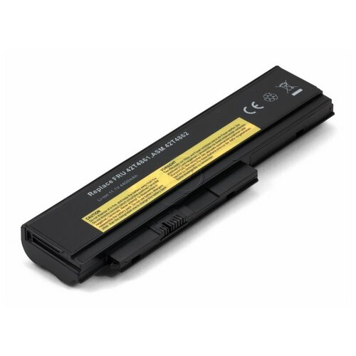 фото Аккумуляторная батарея для ноутбука lenovo 42t4899 11.1v (4400mah) sino power
