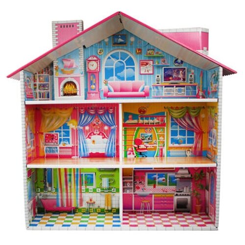 фото Детский кукольный домик для девочек десятое королевство ( "усадьба" серия dream house (кукольный домик быстрой сборки))