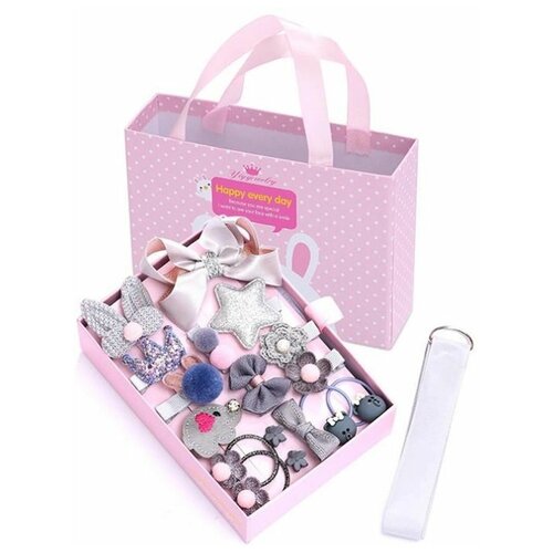 Набор аксессуаров для волос, 18 шт (набор F)