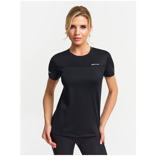 фото Футболка женская спортивная fit pro (xs, черный), eazyway