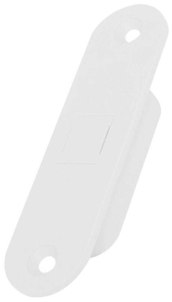 Магнитная защелка AGB (АГБ) регулируемая Touch B01120.30.FM (белый) с лицевой планкой B01120.31.FM с ответной планкой B02404.31.FM - фотография № 3